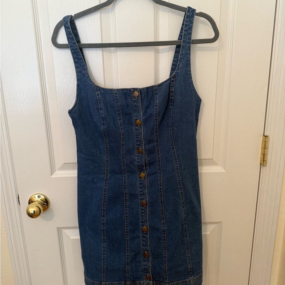 BDG Blue Denim Dress